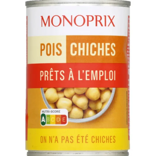 Pois chiches prêts à l emploi