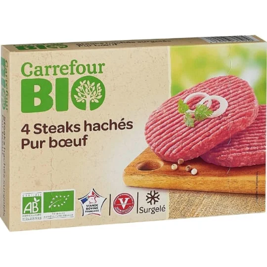 Steak haché pur boeuf Bio