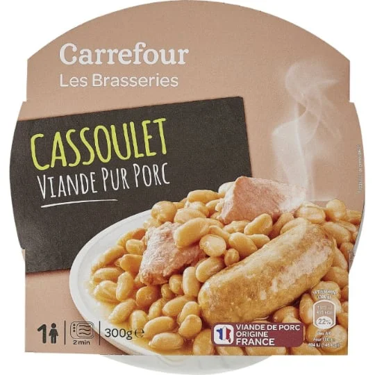 Plat cuisiné Cassoulet pur porc