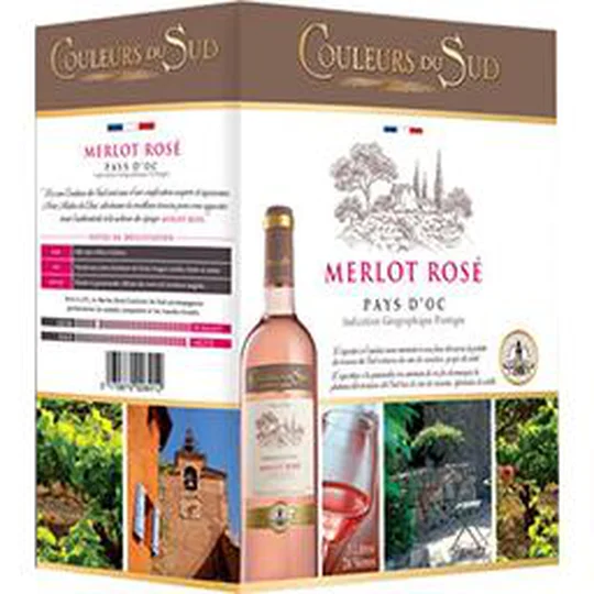 Vin rosé Terroir Littoral Merlot rosé