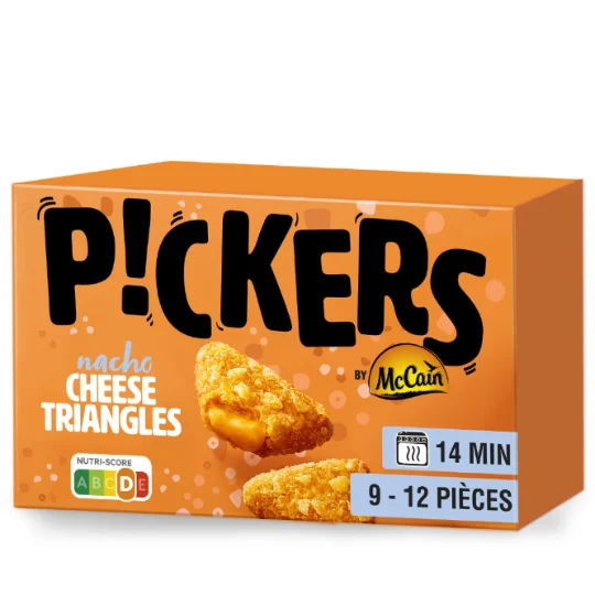 Nacho cheese triangles Pickers