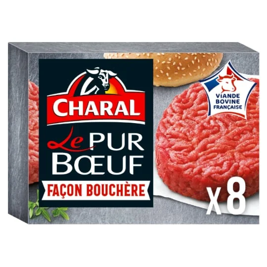 Steak haché le pur boeuf façon bouchère
