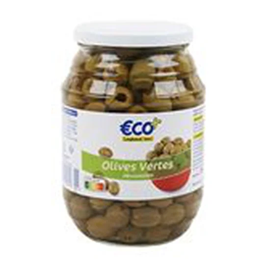 Olives vertes dénoyautées