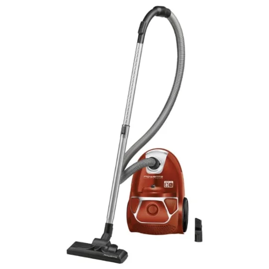 Aspirateur Traineau Avec Sac Compact Power, 3 Niveaux de Filtration Hygiène+ RO3923EA