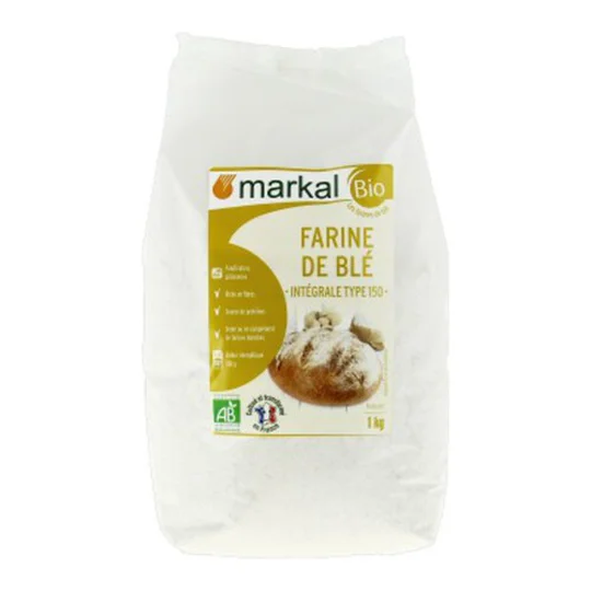 Farine de Blé Intégrale T150 Bio