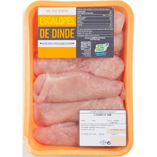 Escalope de Dinde x4