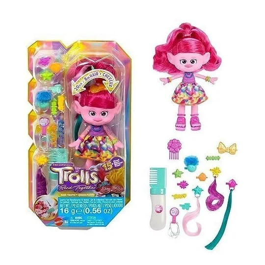 Poupée Troll - Poppy cheveux pailletes