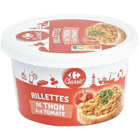 Rillettes de thon à la tomate
