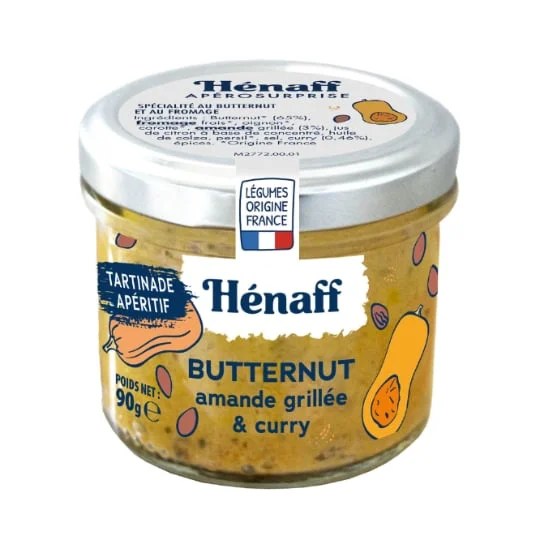 Tartinable butternut amande grillée et curry