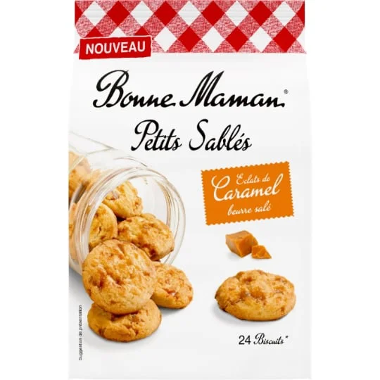 Biscuits petits sablés au caramel beurre salé