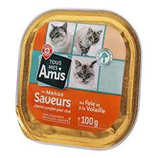 Barquette chats au Foie et Volaille