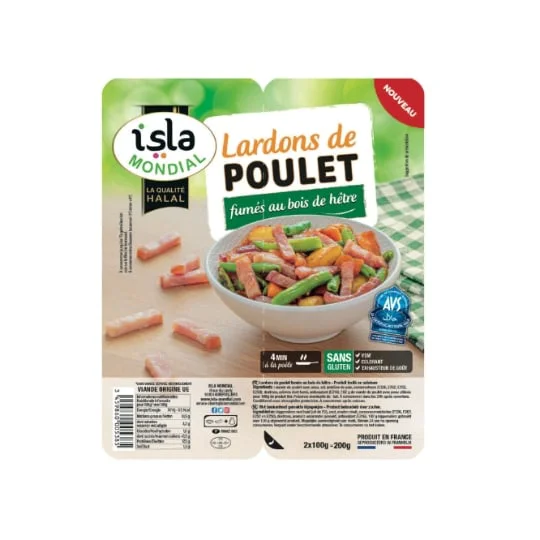 Lardon de poulet fumés aux bois de Hêtre