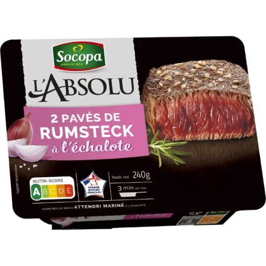 Viande Bovine: Rumsteck à l'échalote