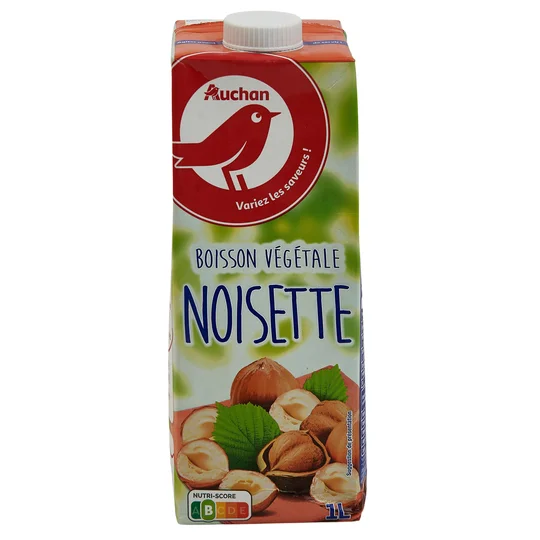 Boisson végétale à base de noisette