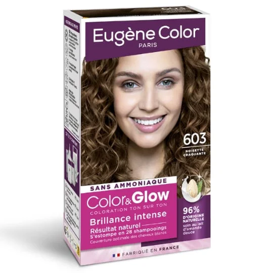 Coloration Capillaire 603 Noisette Craquante Color&Glow