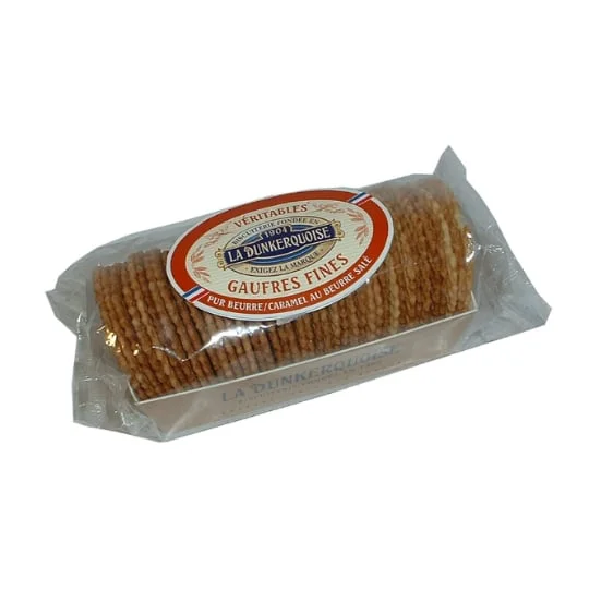 Gaufres fines pur beurre caramel beurre salé