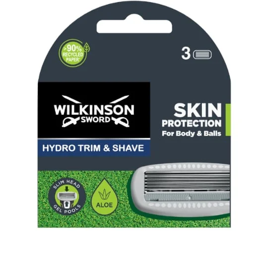 LamesDeRasoirHomme HydroTrim&Shave Wilkinson