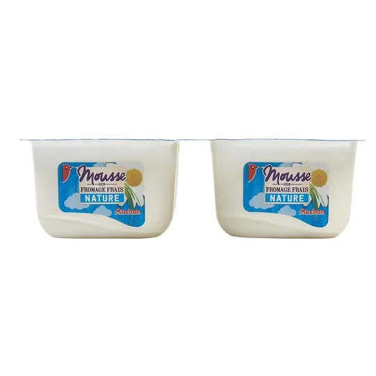 Mousse sur fromage frais nature