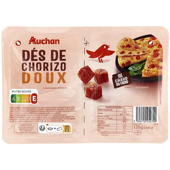 Dés de chorizo doux