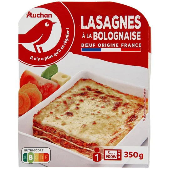 Lasagnes à la bolognaise