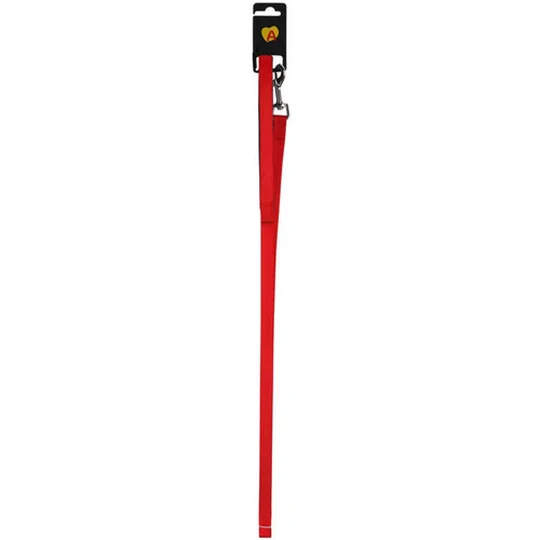 Laisse Basic Confort 25mm et 100cm pour Chien Rouge