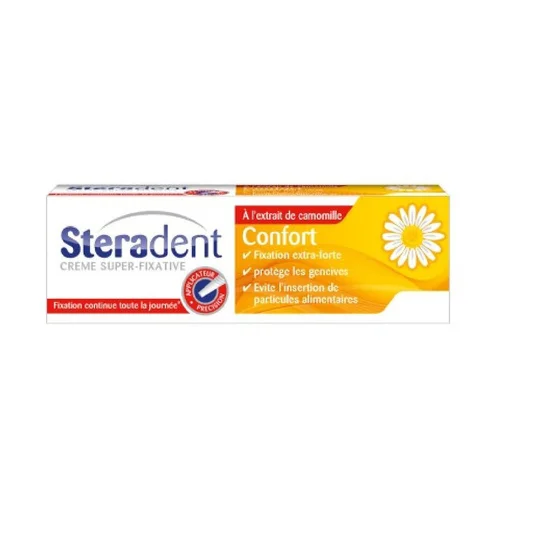 Crème super-fixative Confort à l'extrait de camomille