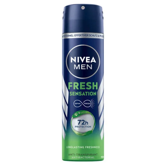 Men déodorant spray homme fresh sensation 72h
