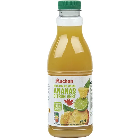 Jus de fruits pressé ananas citron vert