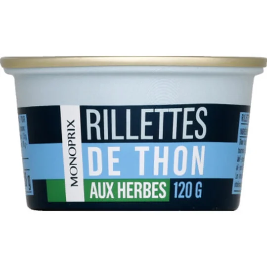 Rillettes de thon aux herbes