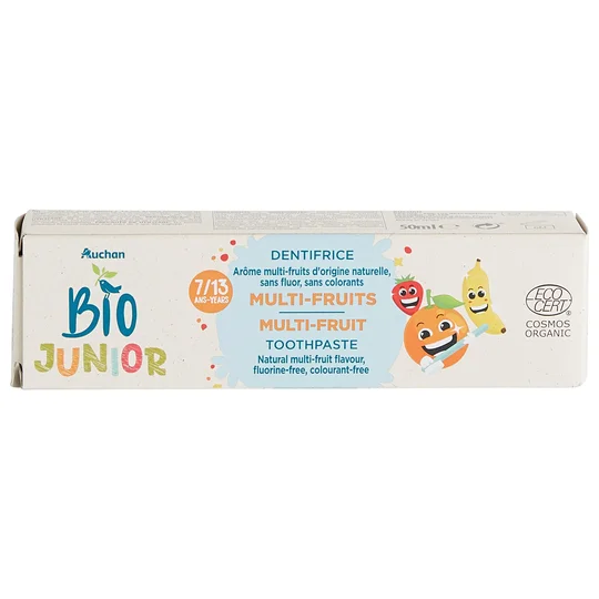 Junior Dentifrice multi-fruits pour enfant de 7 à 13 ans