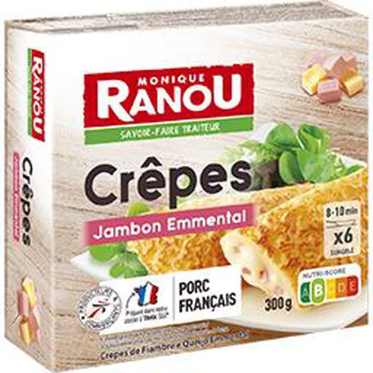 Crêpes jambon emmental