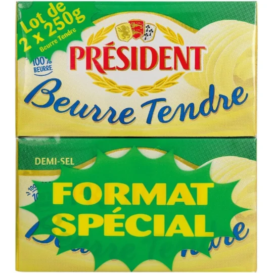 Beurre tendre demi-sel