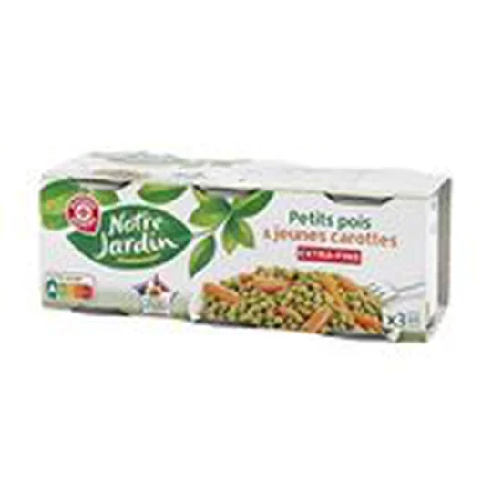Petits pois carottes Extra fins