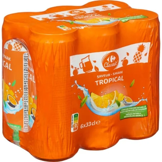 Boisson saveur tropical