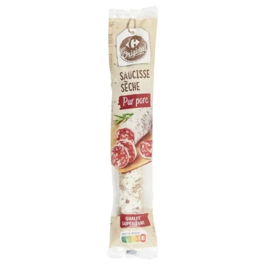 Saucisse sèche pur porc