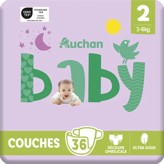 Couches taille 2 (3-6kg)