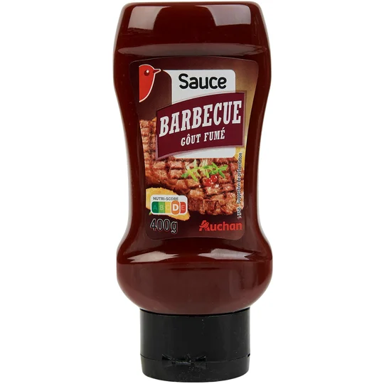 Sauce barbecue goût fumé flacon souple