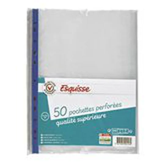 Pochettes perforées x50