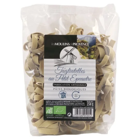 Pâtes au petit épeautre bio tagliatelles