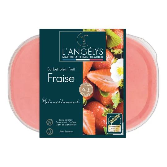 Sorbet Plein Fruit Fraise