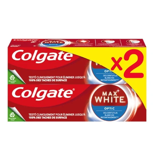 Dentifrice blancheur Max White Optic