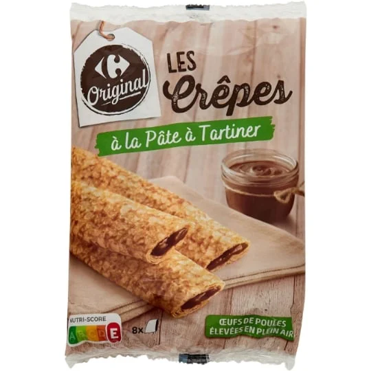 Crêpes à la pâte à tartiner