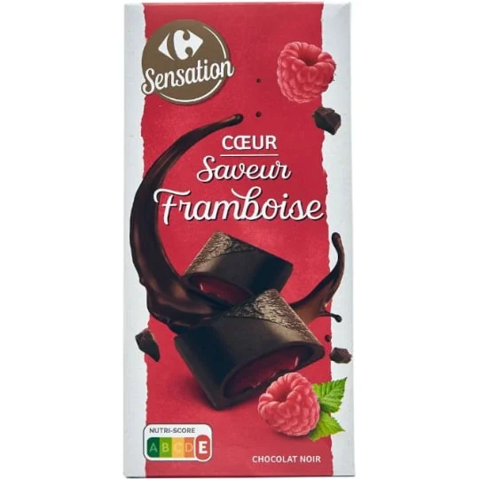 Chocolats coeur saveur framboise