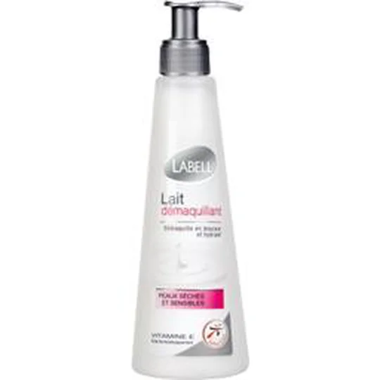 Lait démaquillant peaux sèches et sensibles