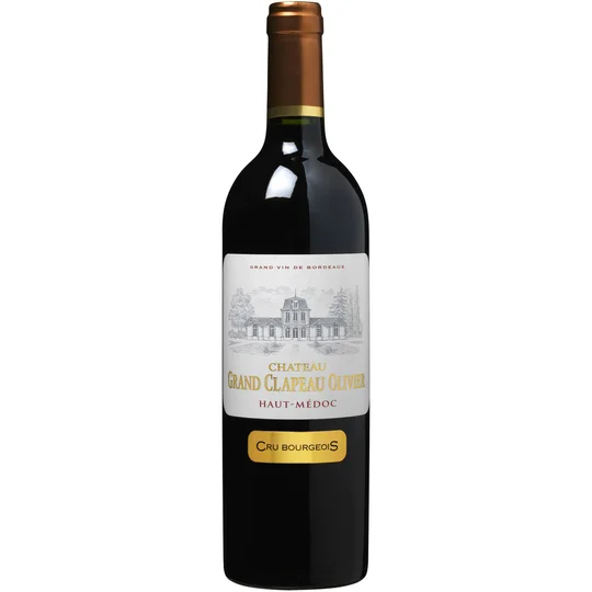 Vin rouge AOP Haut-Médoc Château Grand Clapeau Olivier 2016