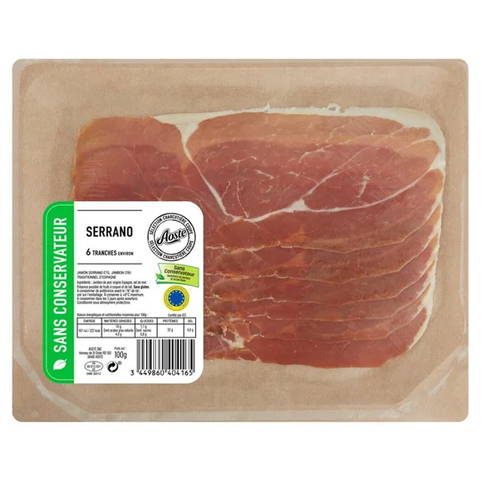Jambon cru serrano