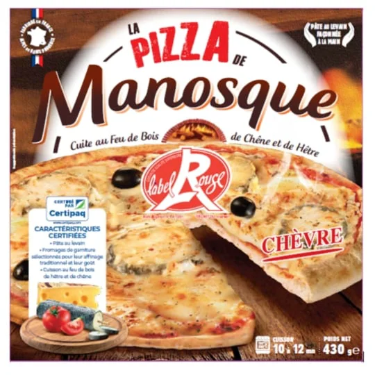 Pizza chèvre label rouge