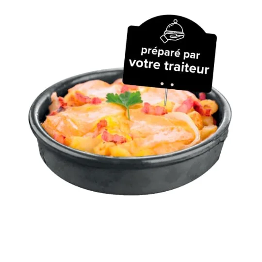 Plat cuisiné tartiflette au reblochon