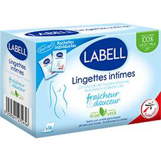 Lingettes intimes fraîcheur & douceur