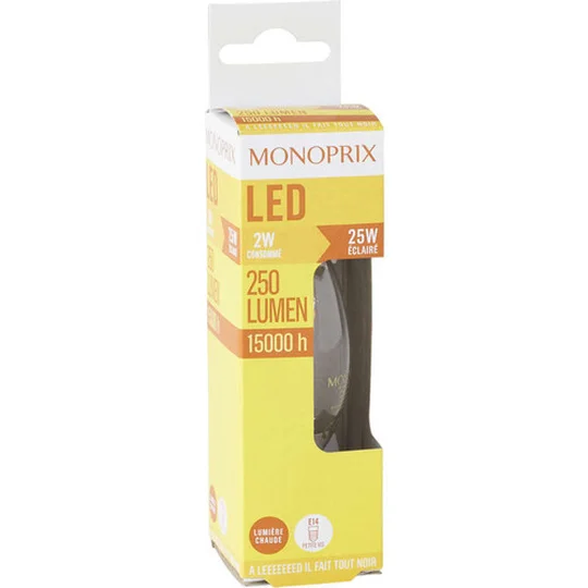 Led Classique 25W E14 Lumière Chaude